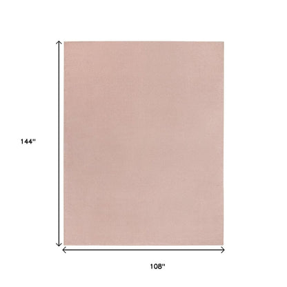 9' X 12' Pink Indoor Outdoor Area Rug