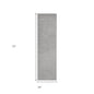 6' Gray Indoor Outdoor Runner Rug