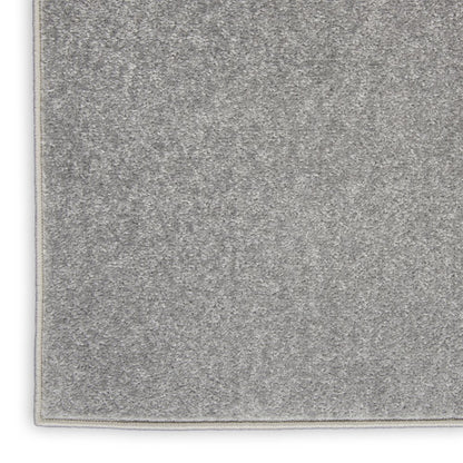 6' Gray Indoor Outdoor Runner Rug