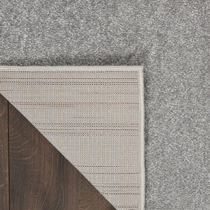 6' Gray Indoor Outdoor Runner Rug