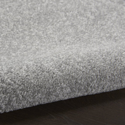 8' Gray Indoor Outdoor Runner Rug