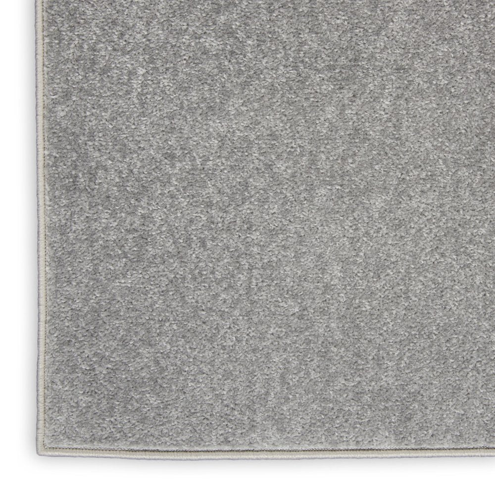 8' Gray Indoor Outdoor Runner Rug