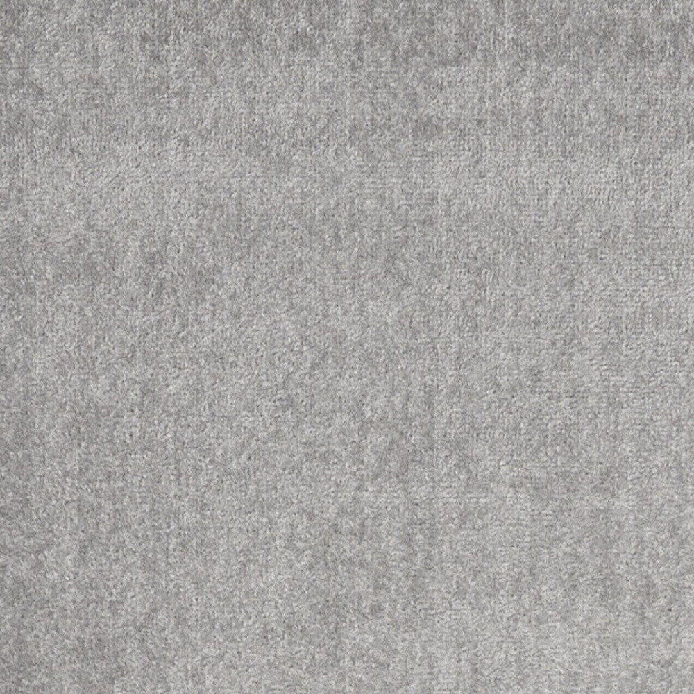 8' Gray Indoor Outdoor Runner Rug