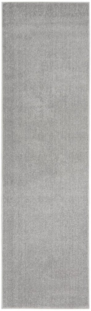 8' Gray Indoor Outdoor Runner Rug