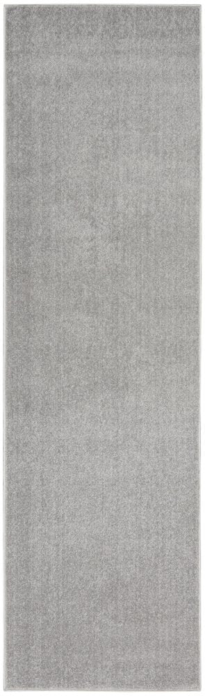 8' Gray Indoor Outdoor Runner Rug