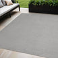 5' X 7' Gray Indoor Outdoor Area Rug