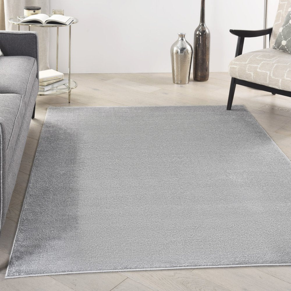 5' X 7' Gray Indoor Outdoor Area Rug