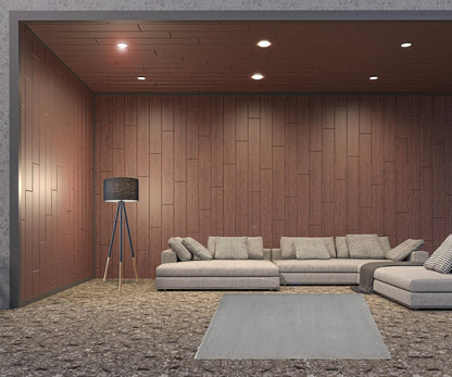 7' Gray Square Indoor Outdoor Area Rug