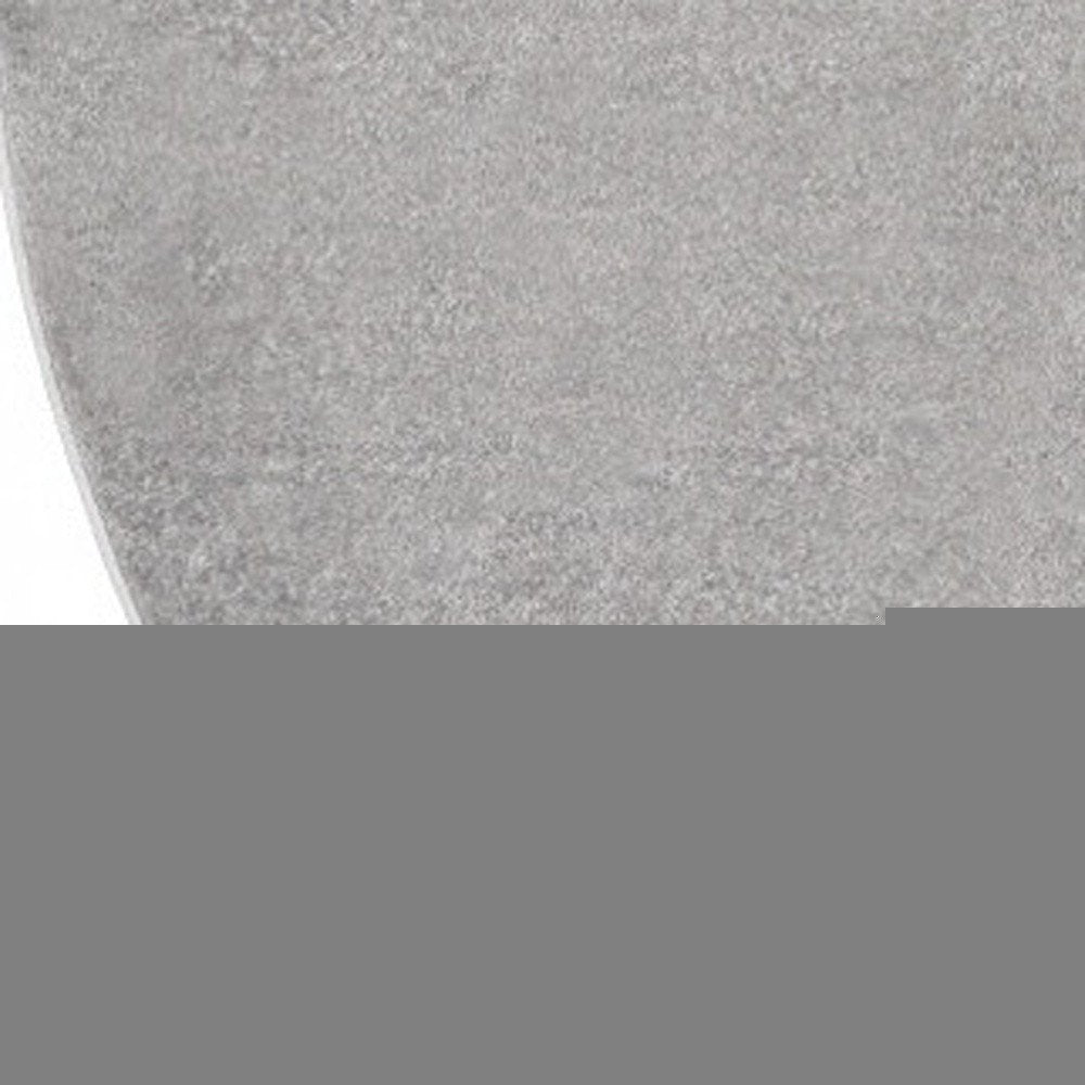 8' X 8' Gray Round Indoor Outdoor Area Rug