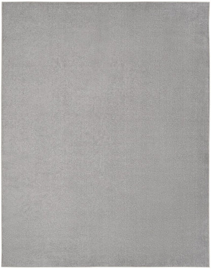 8' X 10' Gray Indoor Outdoor Area Rug