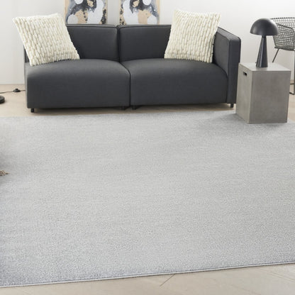 9' Gray Square Indoor Outdoor Area Rug
