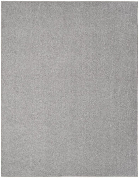9' X 12' Gray Indoor Outdoor Area Rug