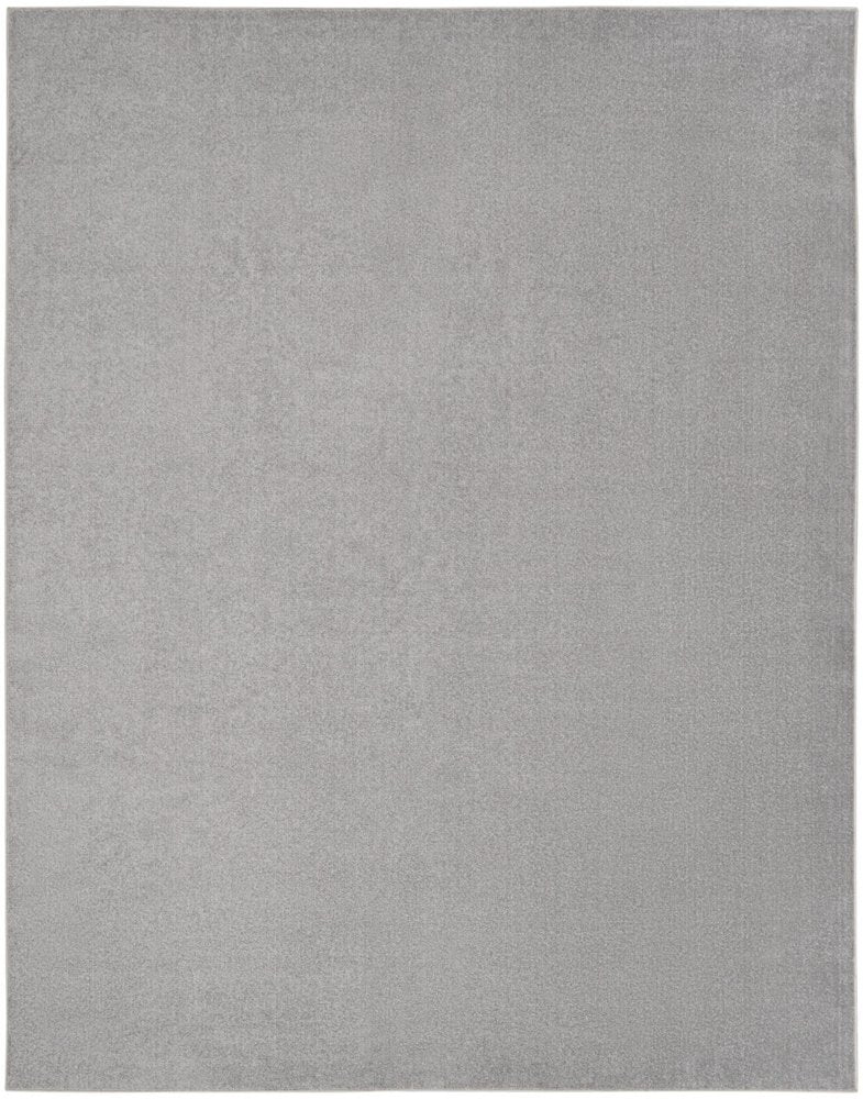 9' X 12' Gray Indoor Outdoor Area Rug