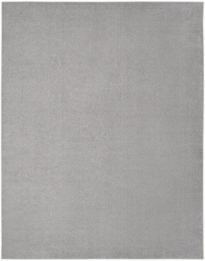 9' X 12' Gray Indoor Outdoor Area Rug