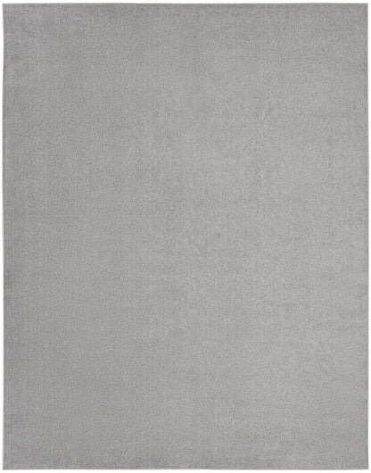 9' X 12' Gray Indoor Outdoor Area Rug