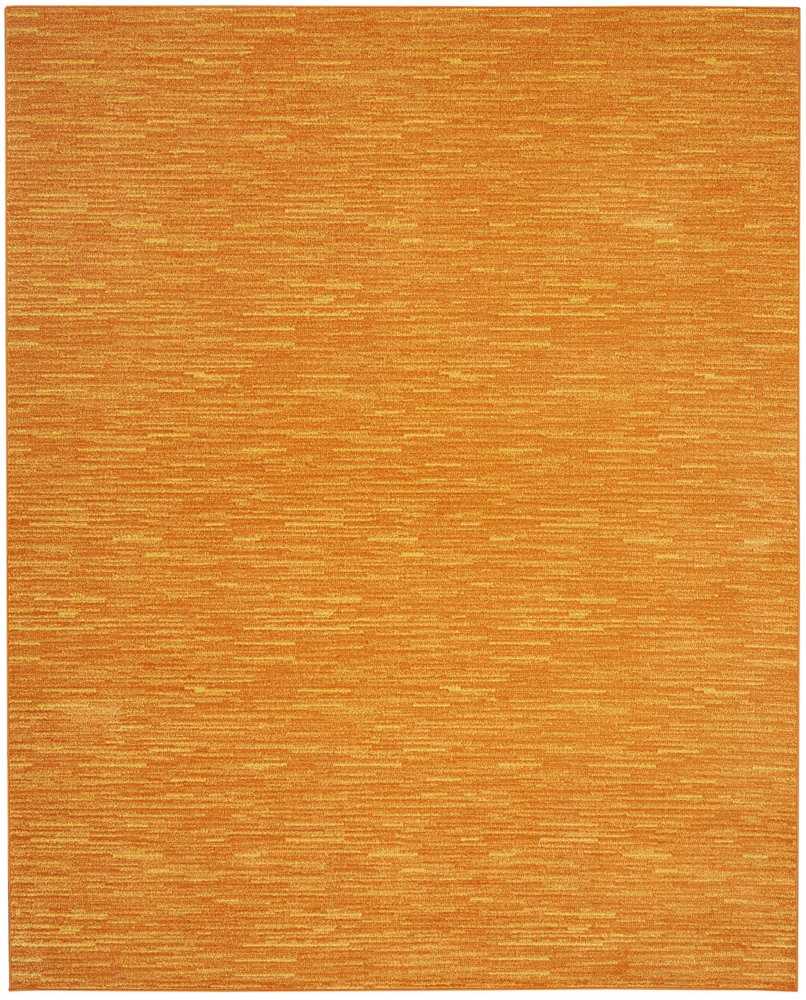 10' X 14' Orange Indoor Outdoor Area Rug