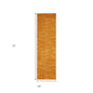6' Orange Indoor Outdoor Runner Rug