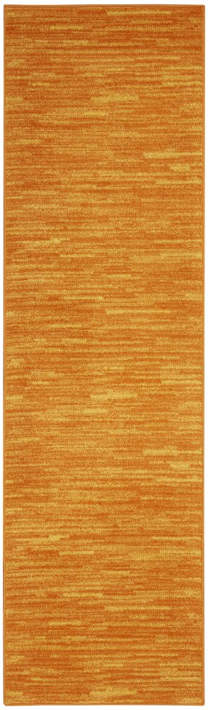 6' Orange Indoor Outdoor Runner Rug