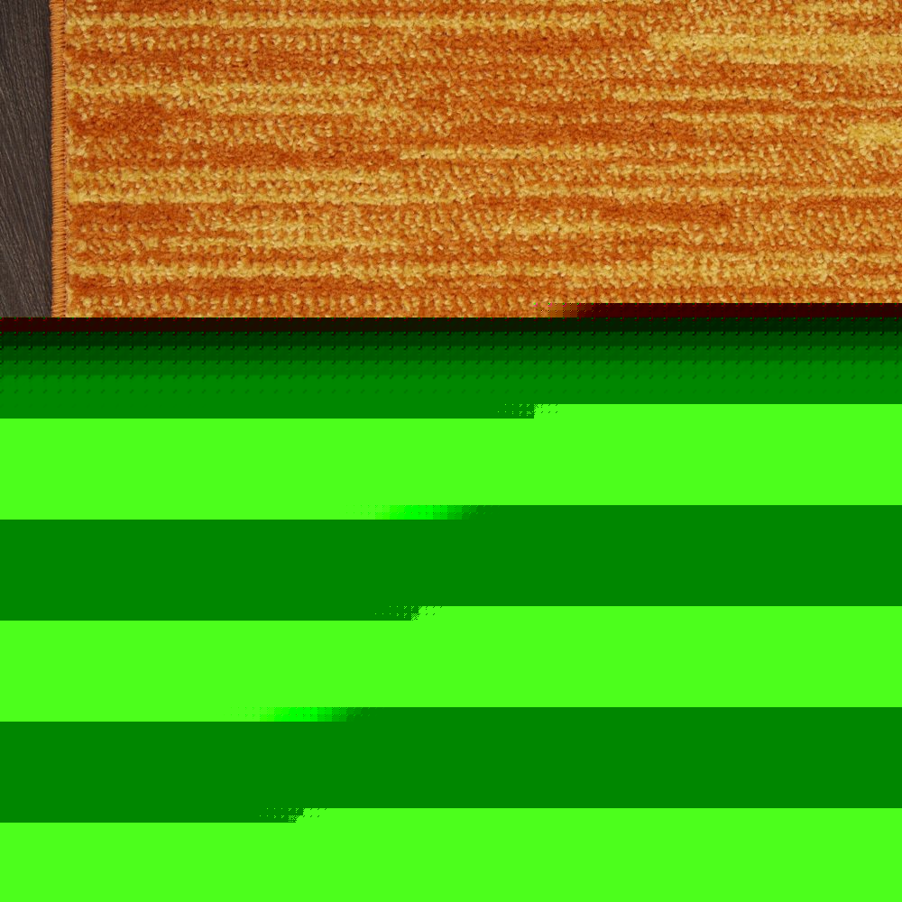 8' Orange Indoor Outdoor Runner Rug