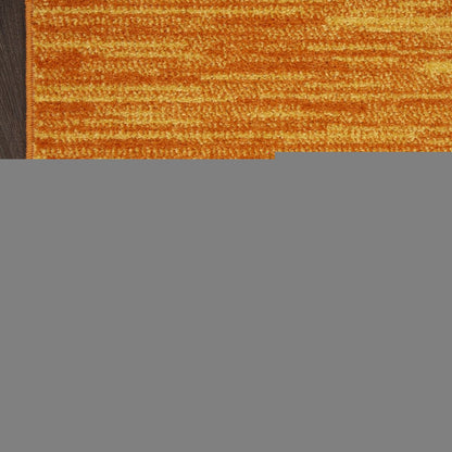8' Orange Indoor Outdoor Runner Rug