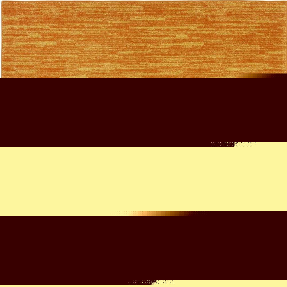 6' X 9' Orange Indoor Outdoor Area Rug