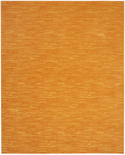 7' X 10' Orange Indoor Outdoor Area Rug