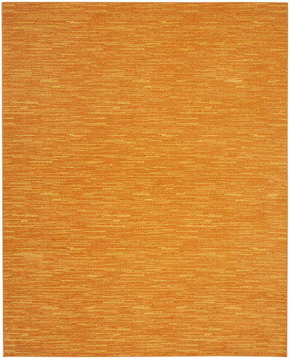 7' X 10' Orange Indoor Outdoor Area Rug
