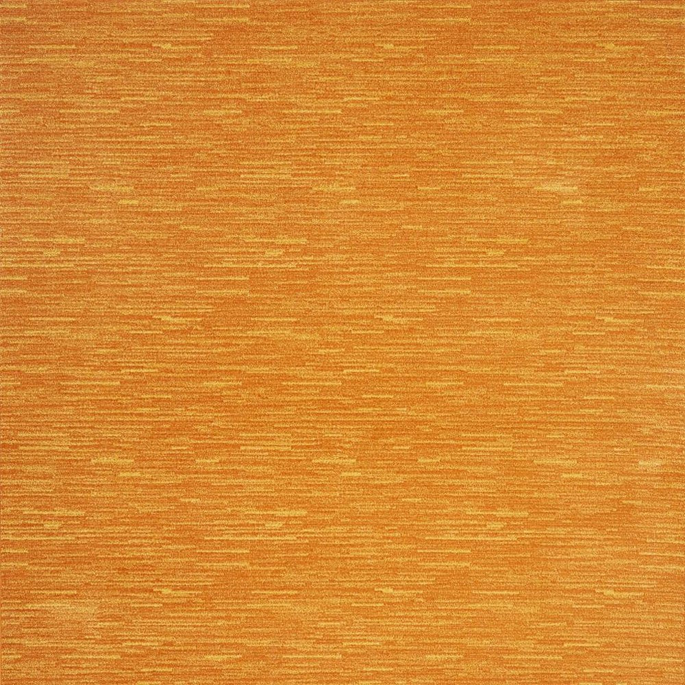 9' X 12' Orange Indoor Outdoor Area Rug