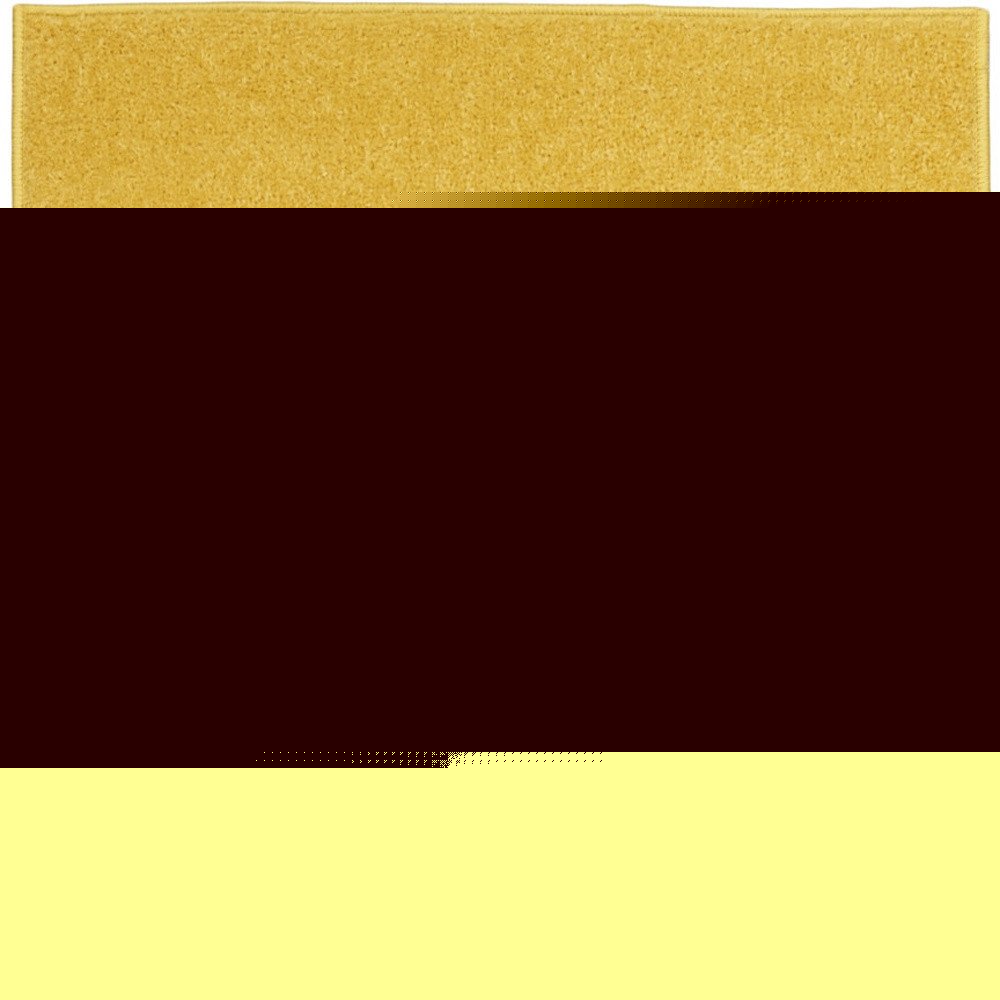 8' Yellow Indoor Outdoor Runner Rug