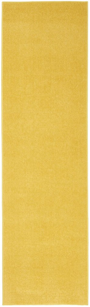 8' Yellow Indoor Outdoor Runner Rug