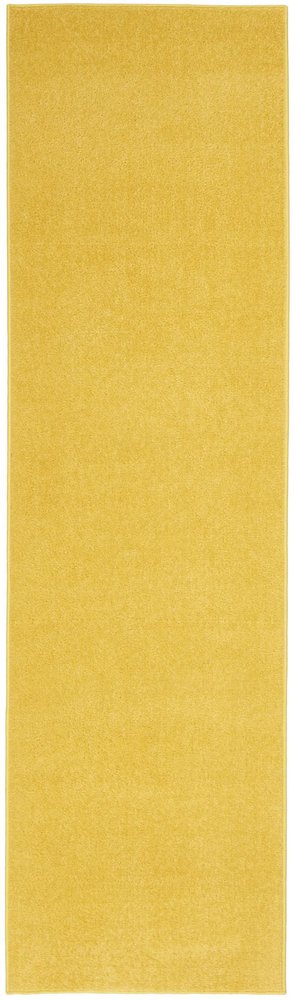 8' Yellow Indoor Outdoor Runner Rug