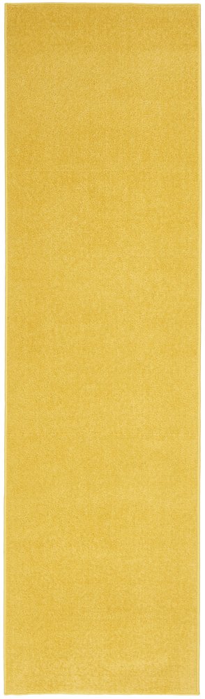 8' Yellow Indoor Outdoor Runner Rug