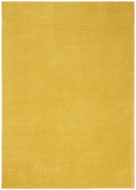 6' X 9' Yellow Indoor Outdoor Area Rug