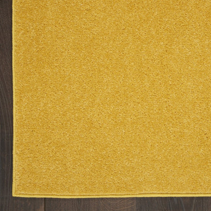 7' X 10' Yellow Indoor Outdoor Area Rug