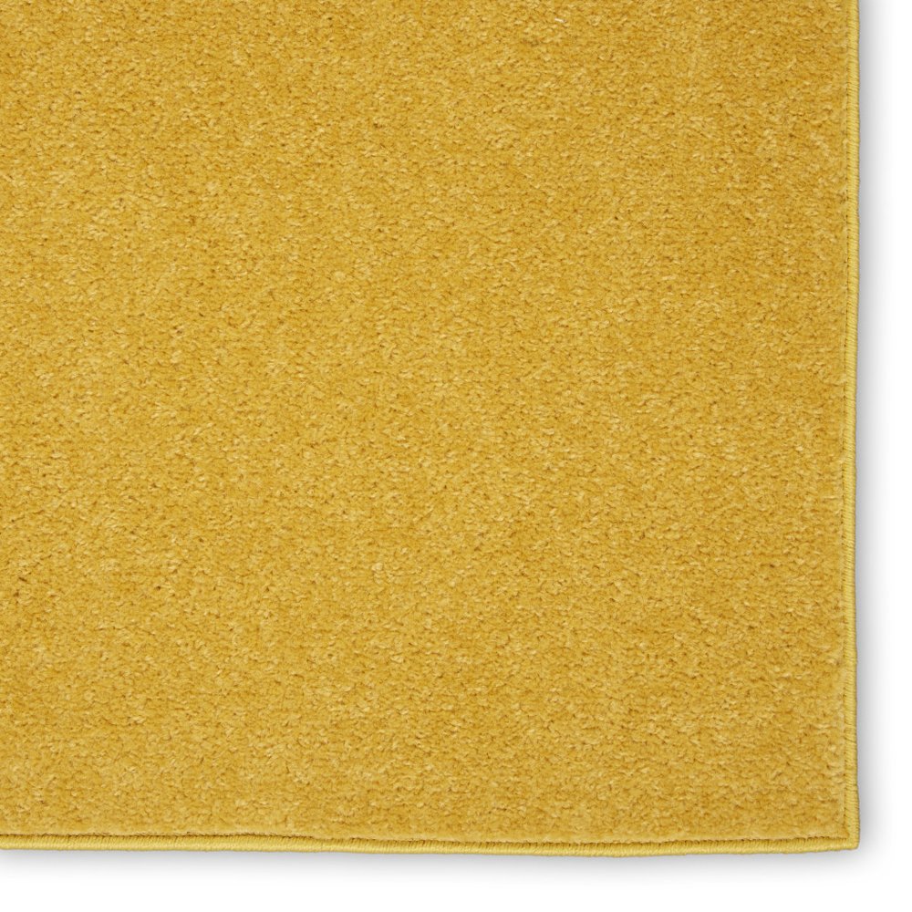 7' X 10' Yellow Indoor Outdoor Area Rug