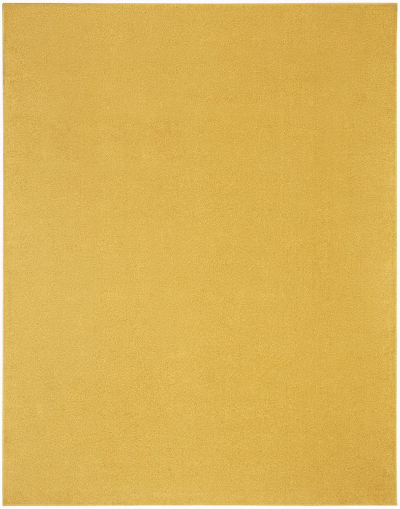7' X 10' Yellow Indoor Outdoor Area Rug