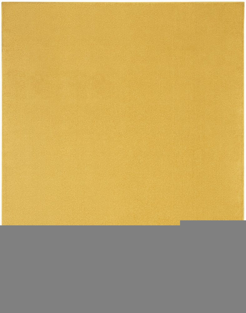 7' X 10' Yellow Indoor Outdoor Area Rug