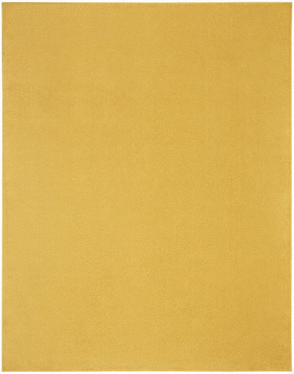 7' X 10' Yellow Indoor Outdoor Area Rug
