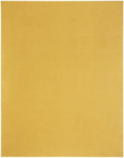 8' X 10' Yellow Indoor Outdoor Area Rug