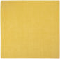 9' Yellow Square Indoor Outdoor Area Rug