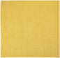 9' Yellow Square Indoor Outdoor Area Rug