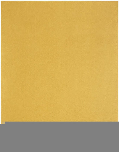 9' X 12' Yellow Indoor Outdoor Area Rug