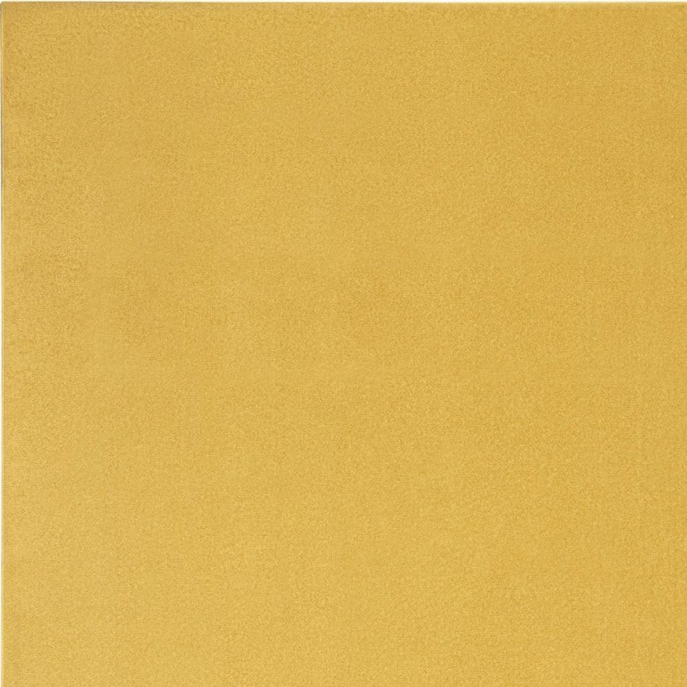 9' X 12' Yellow Indoor Outdoor Area Rug