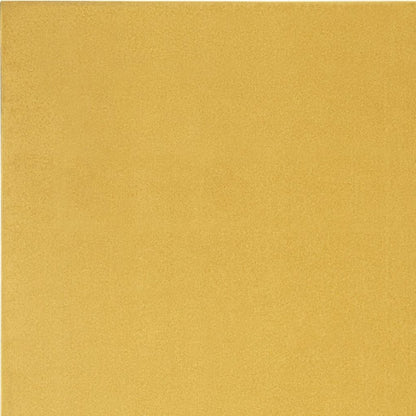 9' X 12' Yellow Indoor Outdoor Area Rug