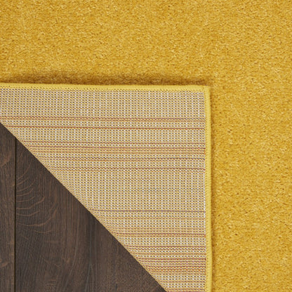 9' X 12' Yellow Indoor Outdoor Area Rug