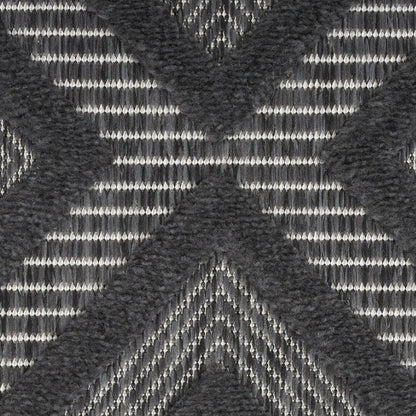 5' X 7' Charcoal Indoor Outdoor Area Rug
