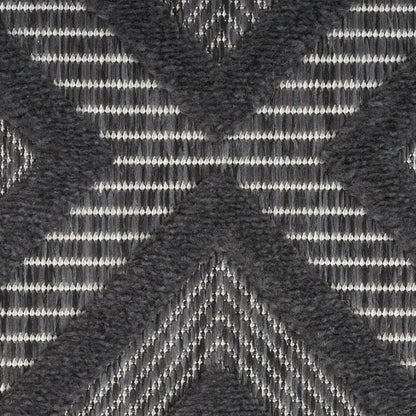 6' X 9' Charcoal Indoor Outdoor Area Rug