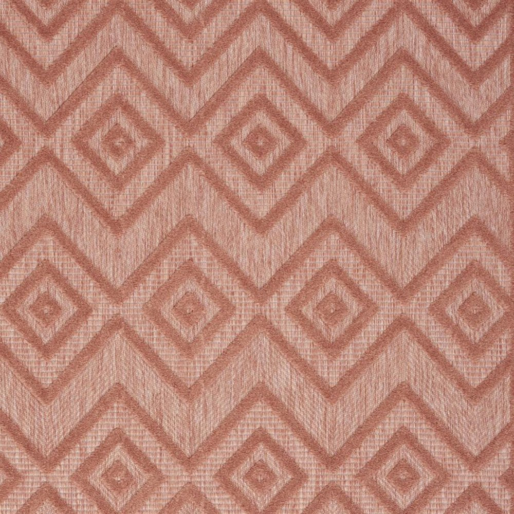 6' X 9' Coral Indoor Outdoor Area Rug