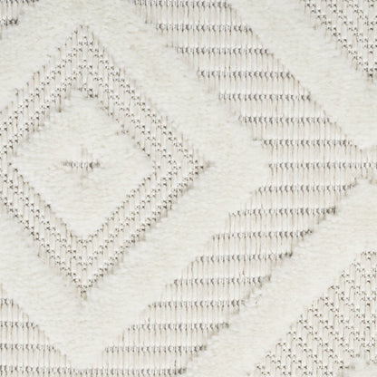 5' X 7' Ivory Indoor Outdoor Area Rug