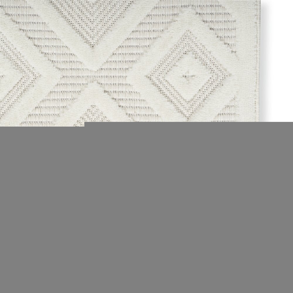 5' X 7' Ivory Indoor Outdoor Area Rug